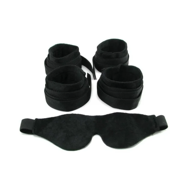S&m Our First Bondage Kit Black