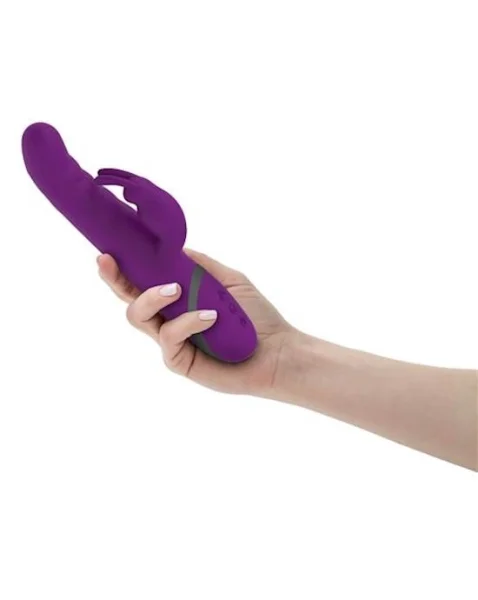 The Cha-cha Rabbit Vibrator - Purple - 9.2 Inch