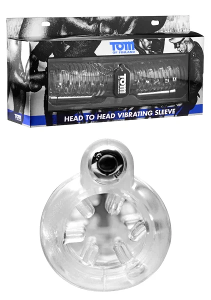 Tom Of Finland Head To Head Vibrating Sleeve