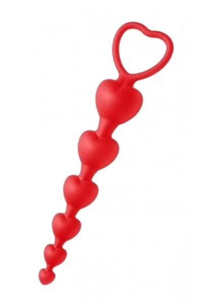Frisky Sweethearts Silicone Anal Beads