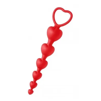 Frisky Sweethearts Silicone Anal Beads
