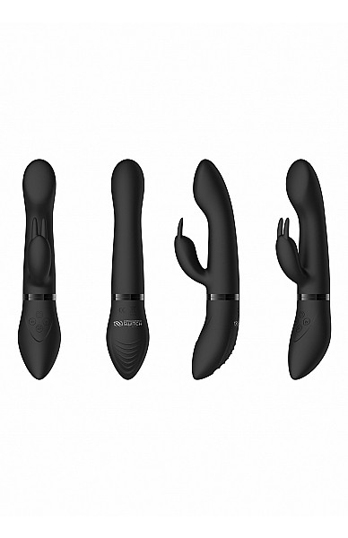 Switch Pleasure Kit #6 Black 3-in-1 Rechargeable Interchangeable Toy Kit