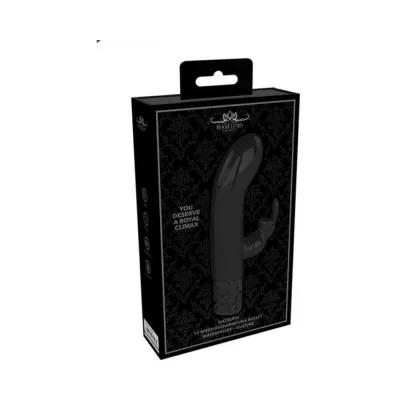 Royal Gems Dazzling Silicone Rechargeable Bullet Black
