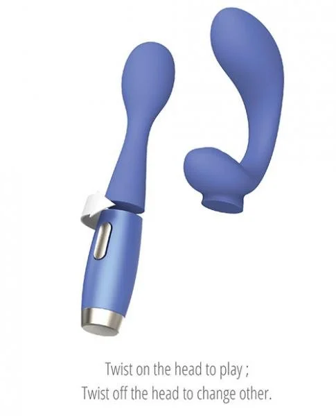 Le Stelle Perks Series Exc Blue Vibrator 2 Attachments — image 6 of 8