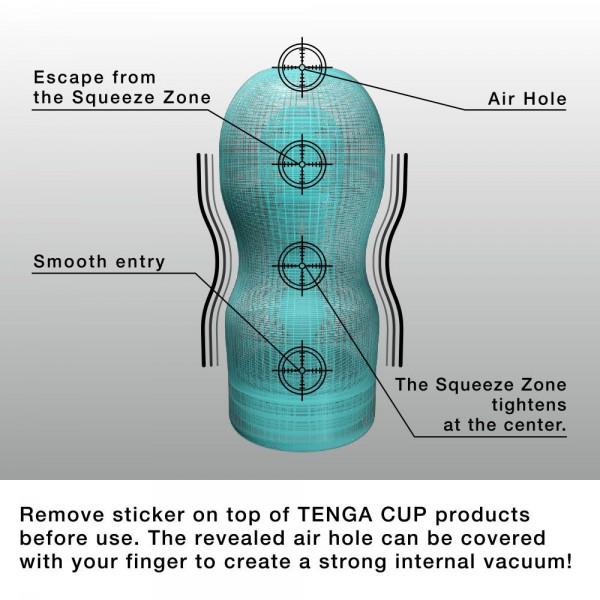 TENGA Ultra Size Edition Deep Throat Onacup