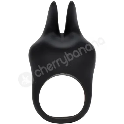 Fifty Shades Of Grey Sensation Rechargeable Black Vibrating Rabbit Love Cockring