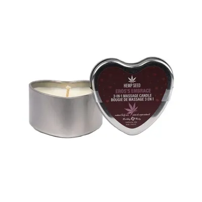 Hemp Seed 3 in 1 Valentines Day Candle Ero s Embrace 4 Oz