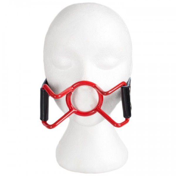Bondara Luxe Red PVC Coated Spider Mouth Gag — image 4 of 6