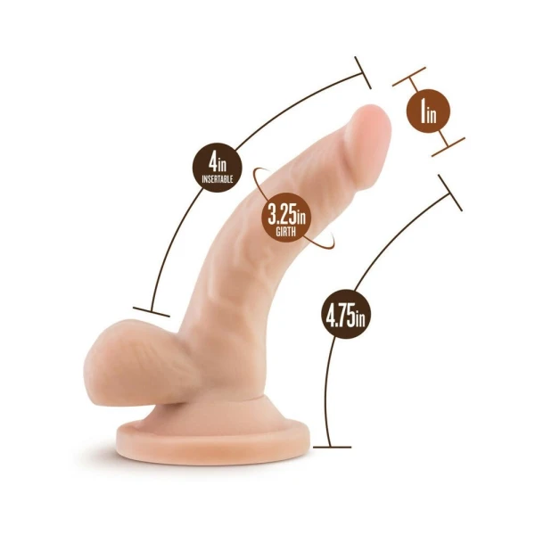 Dr Skin 4 inches Mini Cock Vanilla Beige Dildo
