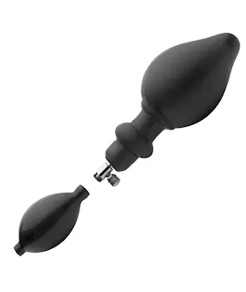 Expander Inflatable Anal Plug With Removable Pump - Black - 11 Inch — image 2 of 2