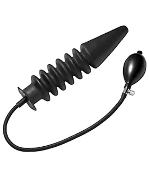 Accordion Inflatable Xl Anal Plug - Black - 10 Inch — image 2 of 2