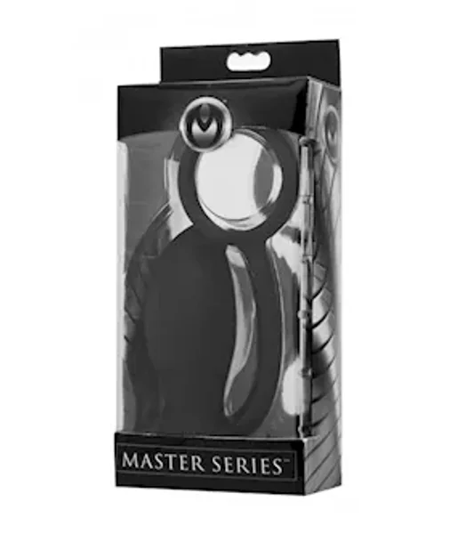 Bomber Vibrating Silicone Anal Plug With Cock Ring - Black — image 6 of 6