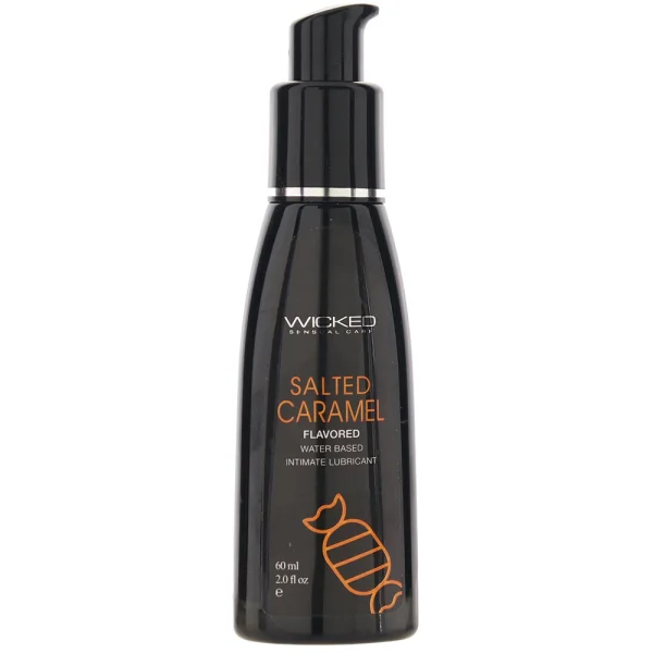 Wicked Aqua Salted Caramel Water Based Personal Lubricant 2 fl oz