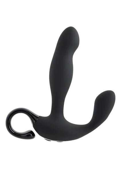 Playboy Pleasure Come Hither Silicone Rechargeable Vibrating Prostate Massager With Remote - Black