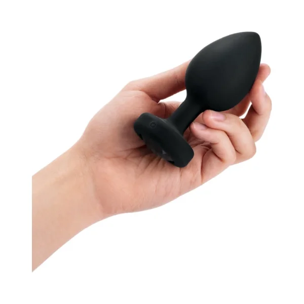 b-Vibe Vibrating Jewel Plug Xxl Black