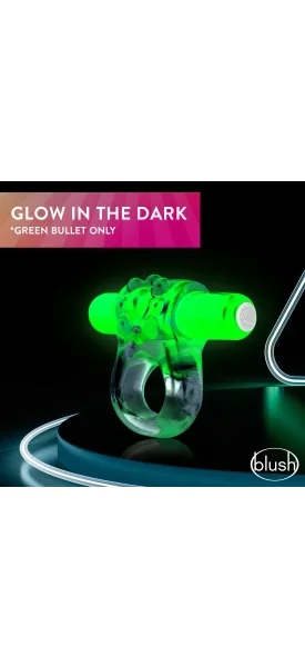 Blush - Play with Me - Teaser Vibrating C-Ring - Green