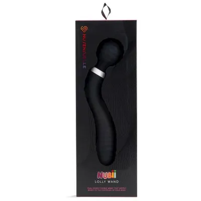 Nu Sensuelle Nubii Lolly 10 Speed Flexible Wand Black