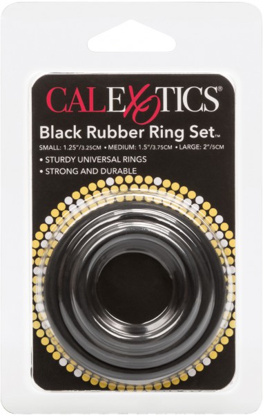 Rubber Cock Rings x3