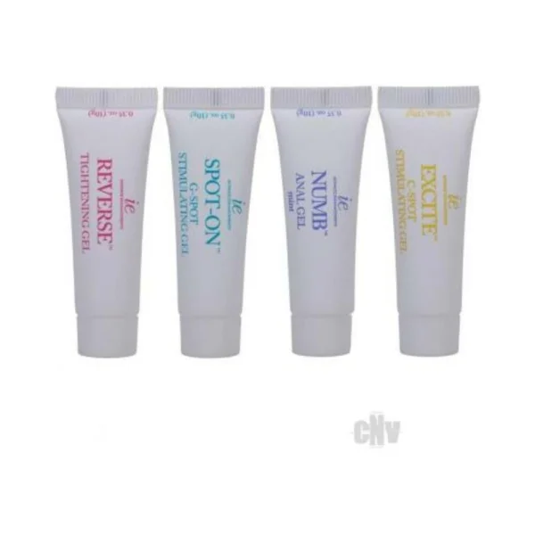 Intimate Enhancements Intensify Pleasure Fishbowl Bulk Refill 100 Pcs .35 Oz Tubes