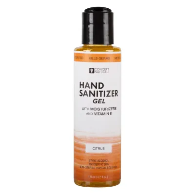 Concept Naturals Hand Sanitizer Gel Citrus 4 2 Fl Oz