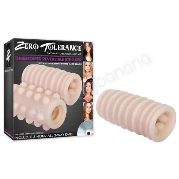 Threesomes Reversible Stroker Flesh Masturbator