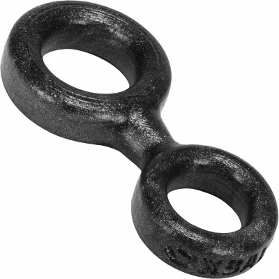 Oxballs 8 Ball Silicone Cock Ball Ring Black