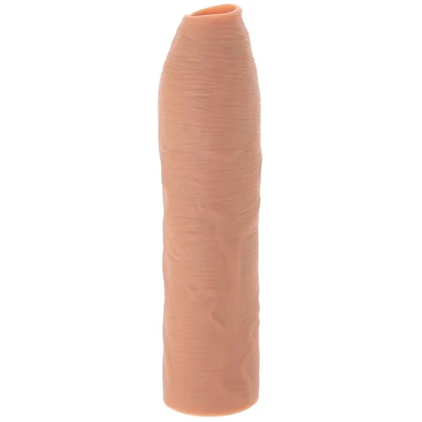 Fantasy X-tensions Elite Silicone 7" Uncut Penis Extension - Caramel
