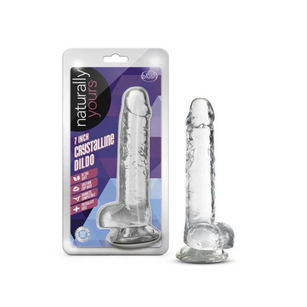 Blush Naturally Yours 7 Inch Crystalline Dildo