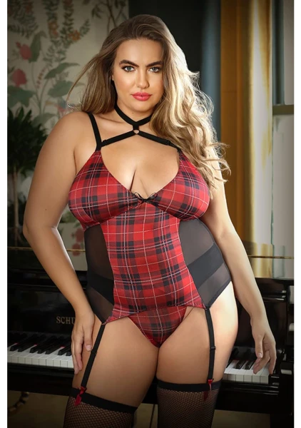 Shannon Harness Bustier and Panty - Plus Size — image 5 of 6