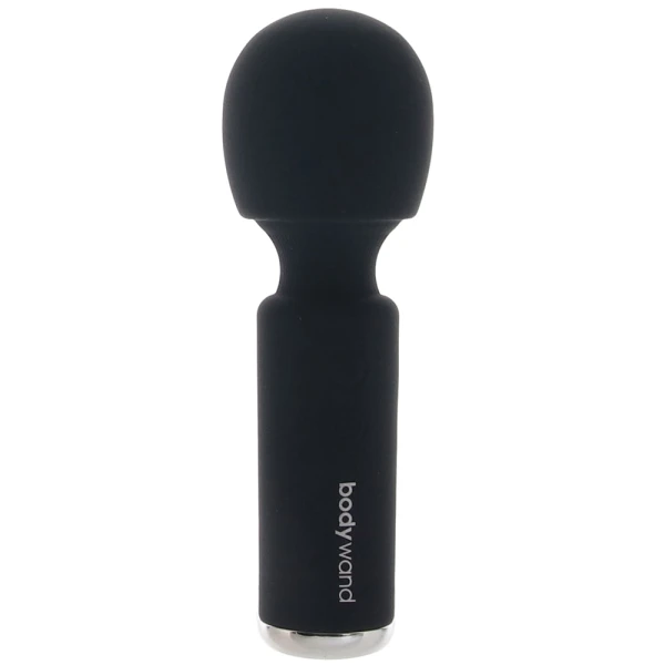4.5" Power Wand Rechargeable Silicone Wand Style Massager By Bodywand - Black
