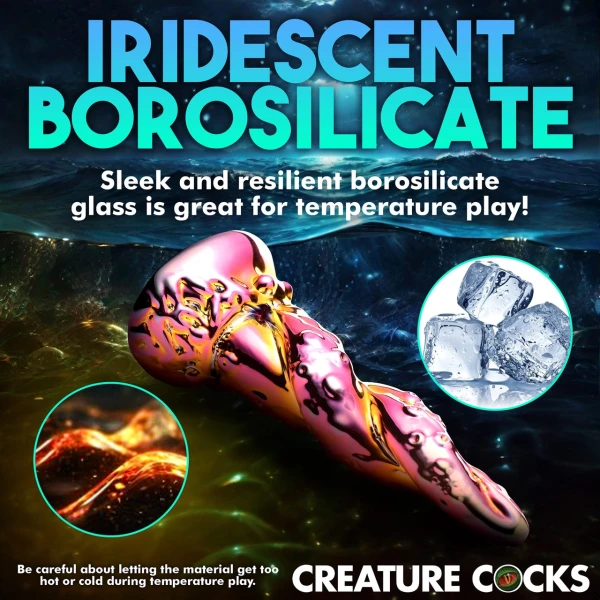 Creature Cocks - Enchantress Rainbow Glass Dildo