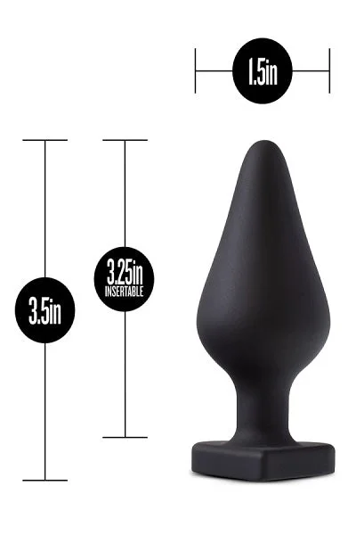 Blush Temptasia Black Spank Me Butt Plug — image 4 of 6