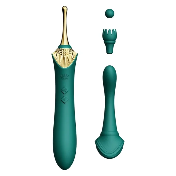 Bess Clit Massager in Turquoise Green by Zalo