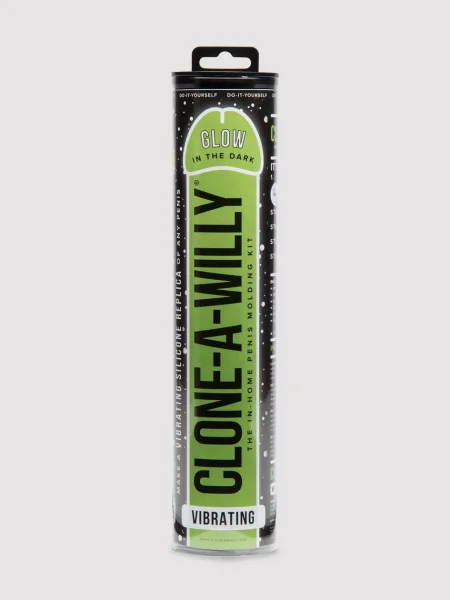 Clone-A-Willy Glow In The Dark Vibrator Molding Kit Green