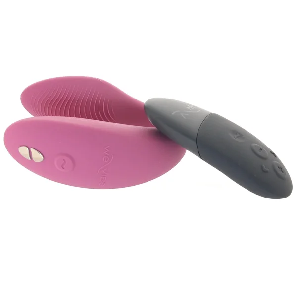 We-Vibe Sync Rechargeable Silicone Remote & App Controlled Couples Vibrator - Dusty Pink