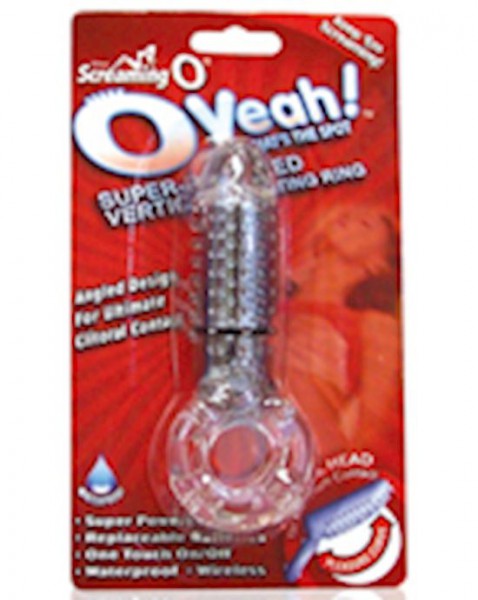 O Yeah Cock Ring By Screaming O - Clear - One Size