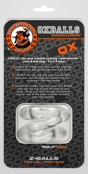 Oxballs Z Balls Ballstretcher - Clear
