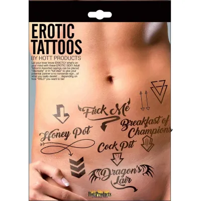 Erotic Tattoo s Assorted Pack