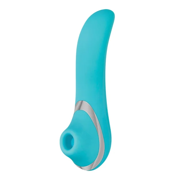 Adam & Eve French Kiss Her Clit Stimulator - Teal — image 9 of 13