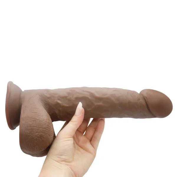 XL Long & Thick 10 Inch Brown Dildo