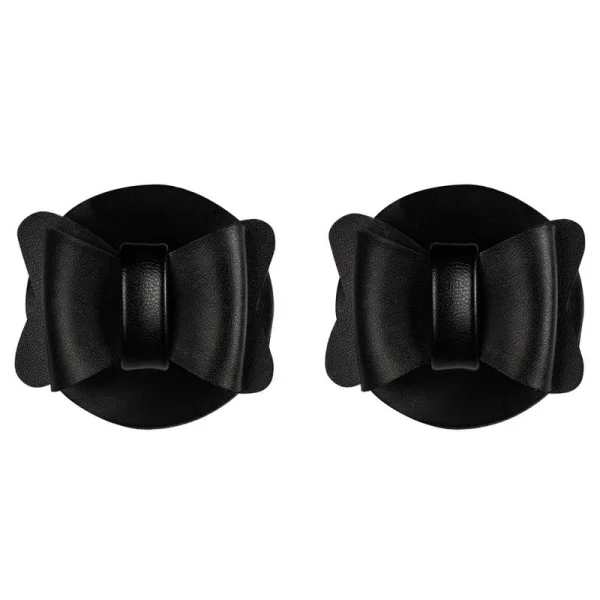 Sincerely Bow Tie Pasties By Sportsheets - Black