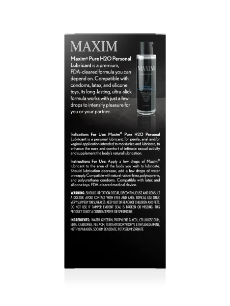 MAXIM Pure H2O Lubricant
