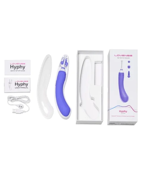 Lovense - Hyphy - Bluetooth Remote-Controlled Dual-End Vibrator