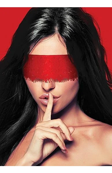 Mystere Lace Mask (Red)