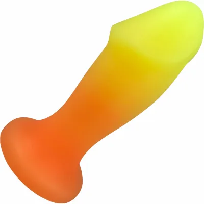 Hole Punch Fluke Silicone Dildo Butt Plug Fire