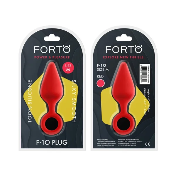 Forto F-10: Silicone Plug W/ Pull Ring Med — image 8 of 9