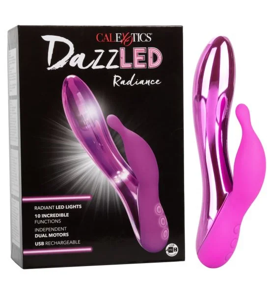 CalExotics DazzLED Radiance Dual-Stimulating Vibe with Pulsing LED Lights — image 11 of 19