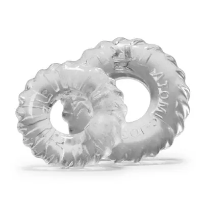 Truckt 2 Piece Cockring Set Atomic Jock Clear