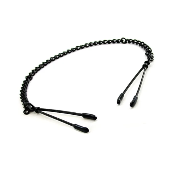 H2h Nipple Clamps Tweezer With Chain (black) — image 5 of 7