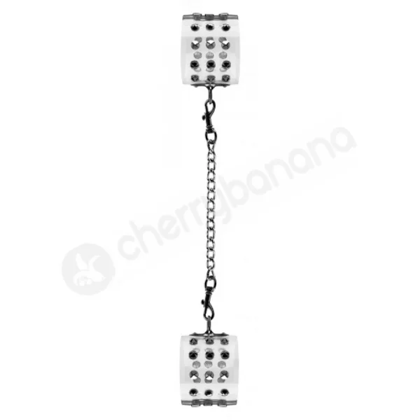 Bad Romance - Translucent Handcuffs with Metal Nails